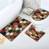 Modern and simple European-style carpet, gold diamond velvet absorbent carpet, anti-oil and anti-slip floor mat for living room, bedroom and kitchen details Picture